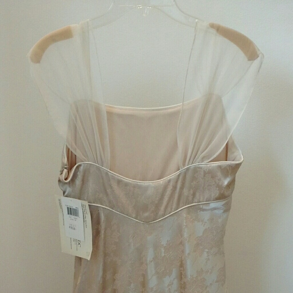CDC Rampage satin brocade evening gown. - Picture 3 of 8